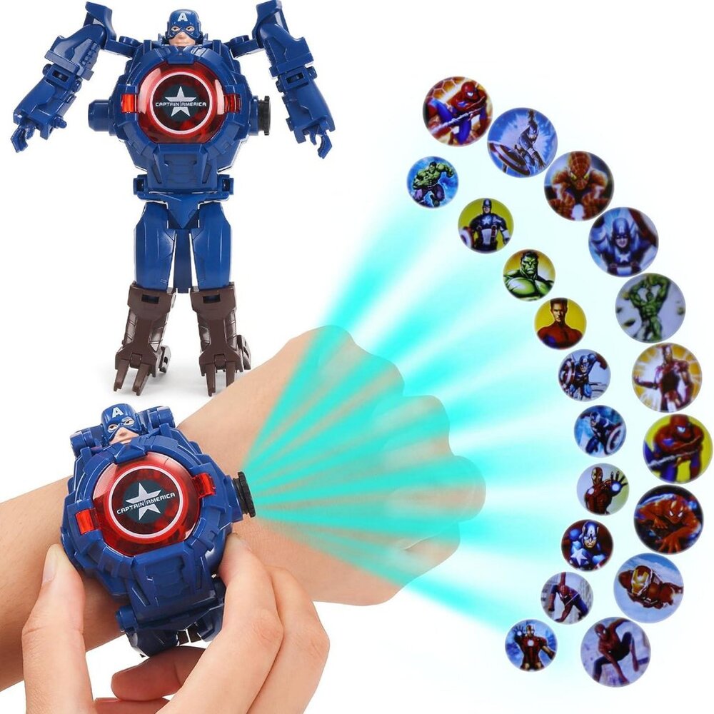 Super Hero Watch for Boys 21 Images Projector 3D Watch Wall ImageProjector1Watch